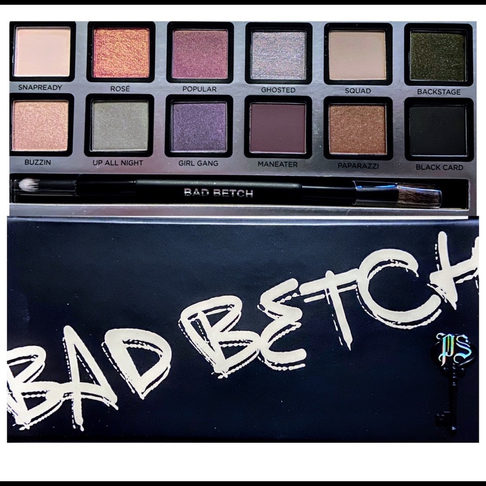 Private Society BAD BETCH Eyeshadow Palette, Lipstick & Eyeliner Bundle NEW